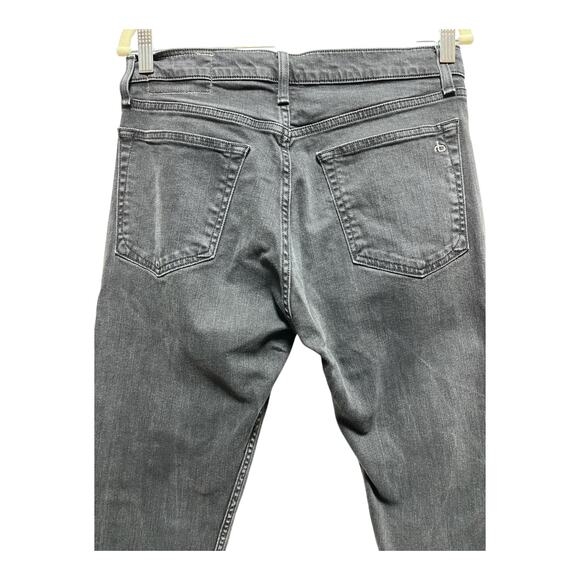 Rag & Bone Fit 2 Slim Jeans Men’s 30 Black Denim Button Fly Excellent Condition - Picture 5 of 10